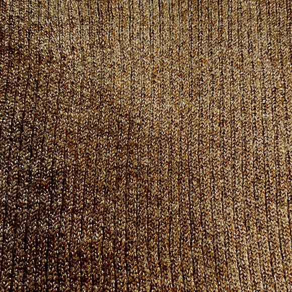 Pierre Cardin Brown Metallic sleeveless sweater tank - Size small - Picture 6 of 9